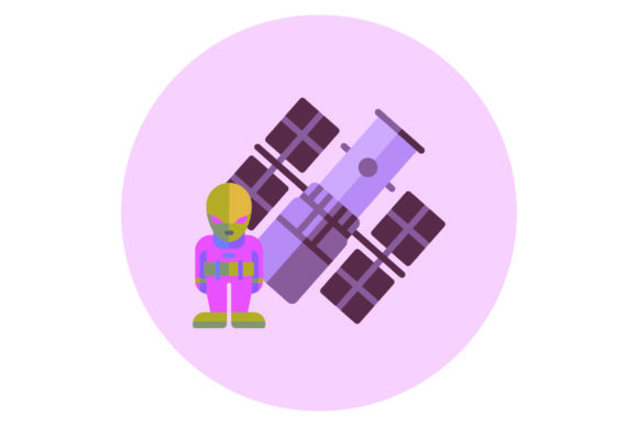 Download Flat Icon Space Aliens - Premium Bundle