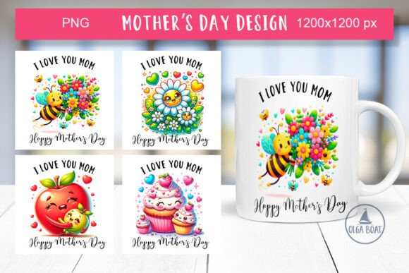 Download I Love You Mom Mug | Happy Mothers Day - Mug Collection